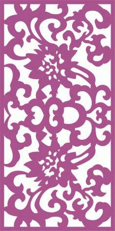 Floral Wedding Screen Plasma Grill Patterns CDR File