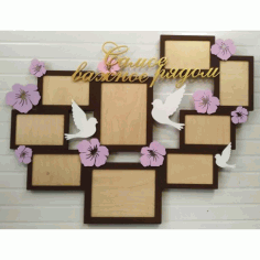 Flower Photoframe CDR Vectors File