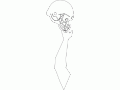 Football Yard Sign DXF File