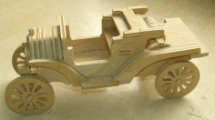 Ford Laser Cut 3D Puzzle DXF File