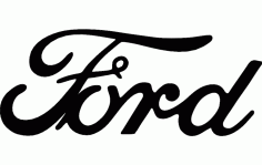 Ford Sticker Template DXF File