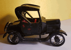 Ford-T 3D Puzzle Free CDR Vectors File