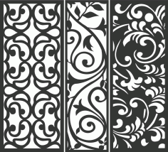 Formation Screen Plasma Laser Cutting Designs for Gates DXF File