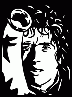 Frodo Baggins Stencil Vector Art Download Free Vector CDR File
