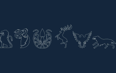 Game Of Thrones Stuff DXF File