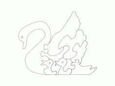 Ganso Familia Laser Cut DXF File