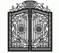 Gate Design Plasma Cut CDR File