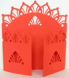 Gate Fold Card 11 Download Free DXF File