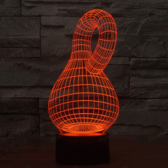 Gourd Night Light Lamp Free CDR Vectors File