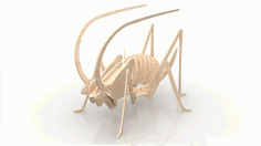 Grasshopper Puzzle 6mm Free DXF Vectors File