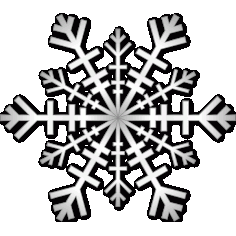 Grey Snowflake SVG File