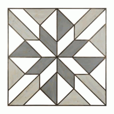 Grey White Panel DXF File