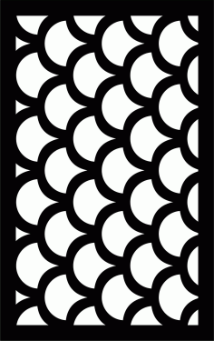 Grill Partition Design Plasma Cutting DXF File