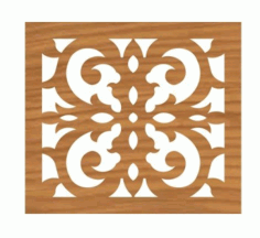 Grille Pattern CNC File for Laser Cut Design DXF File