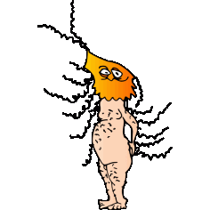 Hairy Harry Free Vector SVG File