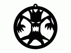 Halloween Theme Icon Vector DXF File