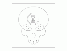 Halo 3 Lag Skull DXF File