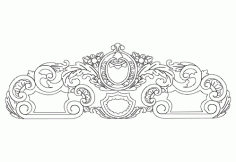 Headboard Design CNC Router Free CDR File