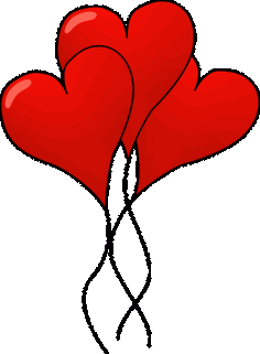 Heart Balloons Vector SVG File
