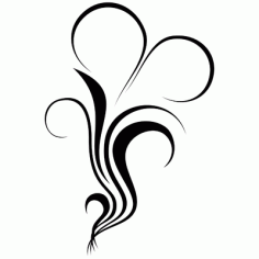 Heart Flower Clip Art CDR Vectors File