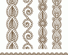 Hina Folk Seamless Plasma Grill Pattern Free CDR File