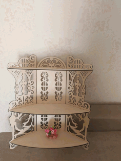 Home Iconostasis Wooden Shelf Laser Cut CDR File