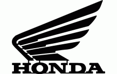 Honda Motorcycle Wing DXF File