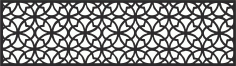 Horizontal Style Seamless Panel Free CDR File