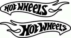 Hot Wheels D  DXF Vectors File