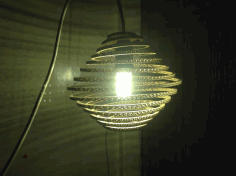 House Lamp Laser Cut CDR File