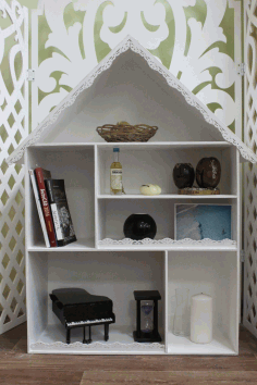 House Shape Shelf Laser Cut CDR File