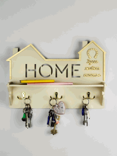 Housekeeper Home Shape Template Free CDR File
