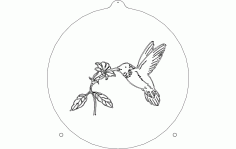 Humming Bird Sail Free Dxf File For Cnc DXF Vectors File