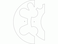 Hydralic Hose Holder Free DXF Vectors File