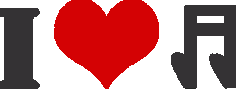 I love Music SVG File