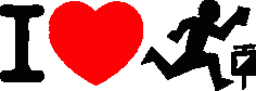 I Love Orienteering SVG File