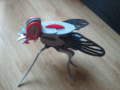 Insects Laser Cut Fly Free DWG File