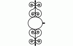 Ironwork Pattern DXF File