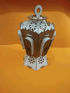 Islamic Wooden Ramadan Lantern Laser Cut DXF File