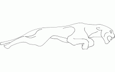 Jaguar Free Dxf File DXF Vectors File