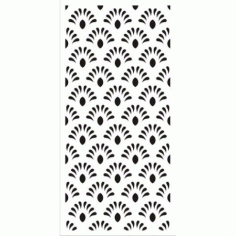 Jali Design Flourishing Floral Design Pattern Free Vector DXF File