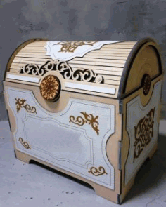 Jewelry Box for Laser Cut CNC CDR File