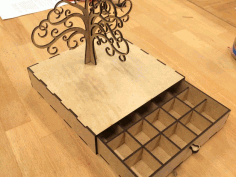 Jewelry Box Laser Cut Free CDR Vectors File