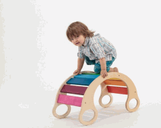 Kids Rocking Crib CDR Vectors File