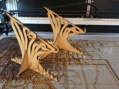 Kraken Laptop Stand 5mm Laser Cut DXF File