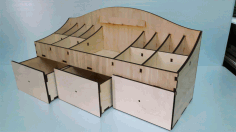 Large Desk Organizer Free File CDR Vectors File