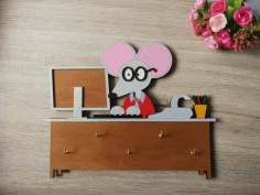 Laser Cut Accountant Key Holder CDR File