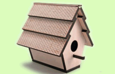 Laser Cut Bird House CDR File