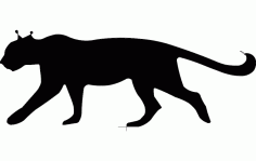 Laser Cut Black Panther Free DXF Vectors File
