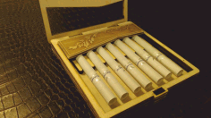Laser Cut Cigarette Box, Gift Box for Cigarette Vector File